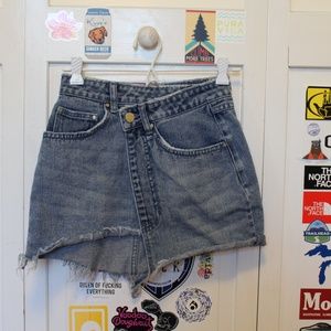 Billabong X ELLE Wrap Denim Skirt